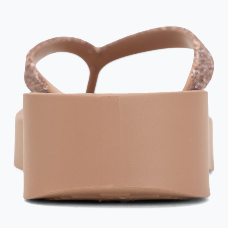 Women's flip-flops Ipanema Mesh Chic Plat brown/glitter 6