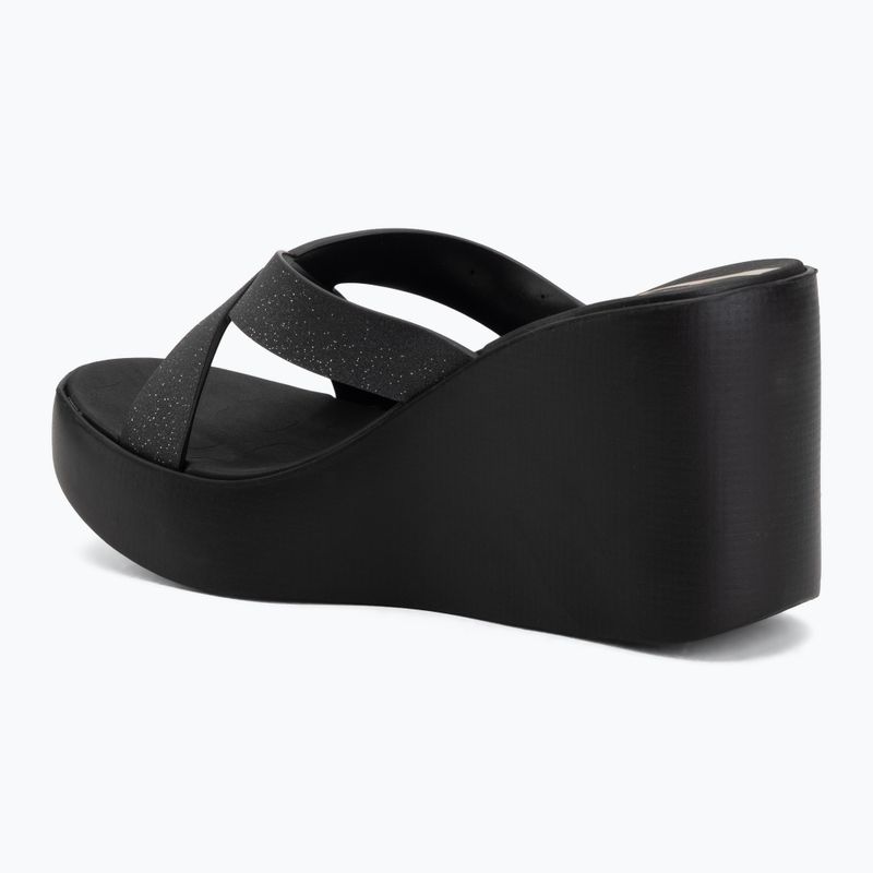 Women's slides Ipanema High Fashion II Slide black/glitter/beige 3
