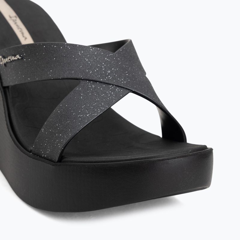 Women's slides Ipanema High Fashion II Slide black/glitter/beige 7