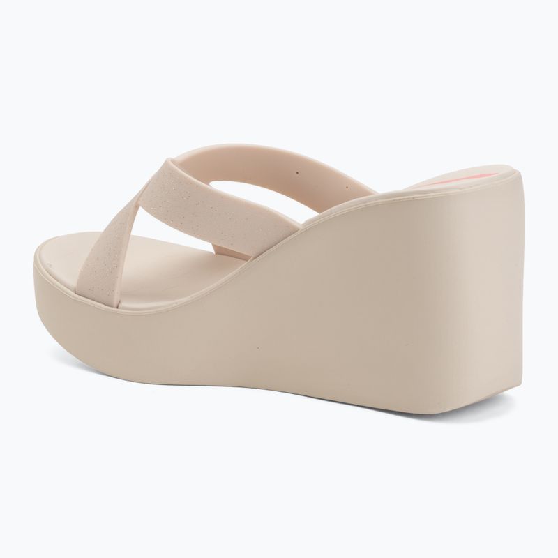 Women's slides Ipanema High Fashion II Slide beige/glitter/pink 3