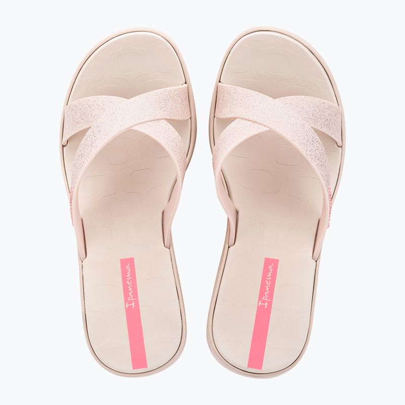 Women's slides Ipanema High Fashion II Slide beige/glitter/pink 2