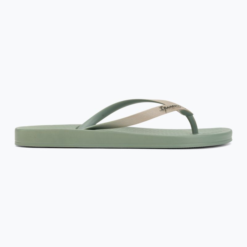 Women's flip-flops Ipanema Anat Connect II green/gold 2