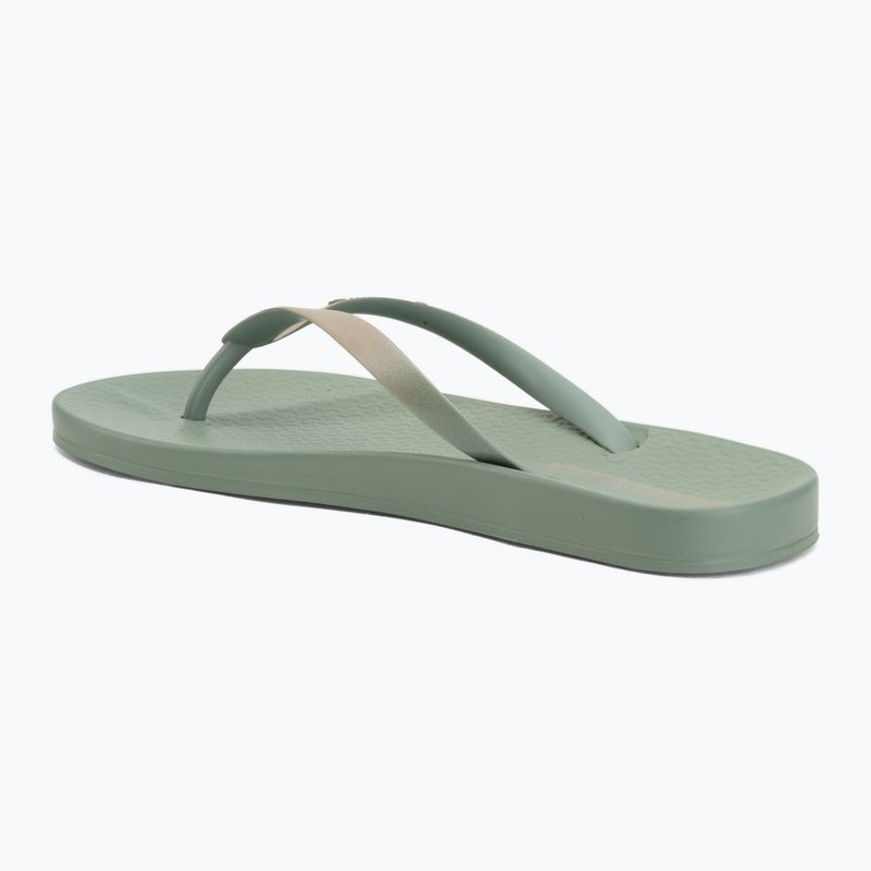 Women's flip-flops Ipanema Anat Connect II green/gold 3