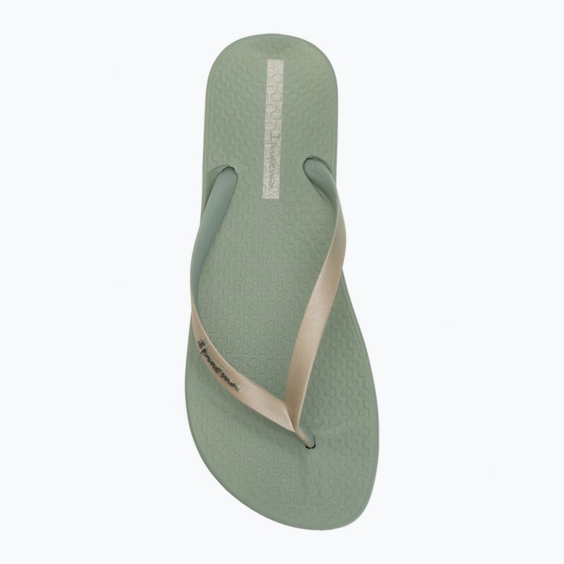 Women's flip-flops Ipanema Anat Connect II green/gold 5