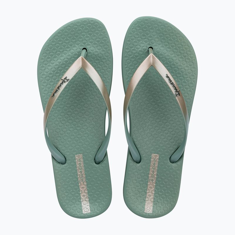 Women's flip-flops Ipanema Anat Connect II green/gold 2