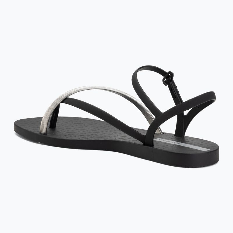 Women's sandals Ipanema Elegant black/silver 3