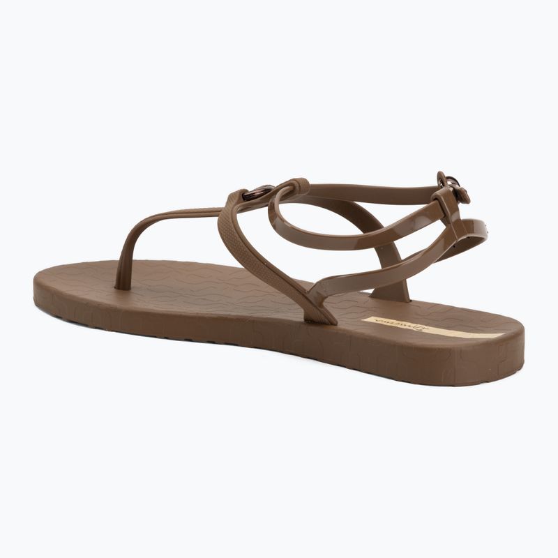 Women's sandals Ipanema Atena brown/yellow 3