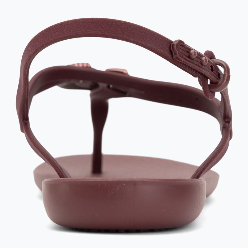 Women's sandals Ipanema Classic Dreamy burgundy/burgundy/metallic 6