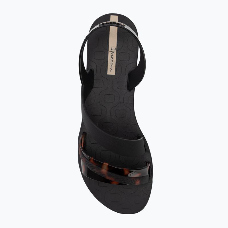 Women's sandals Ipanema Vibrant Sand black/turtle/beige 5