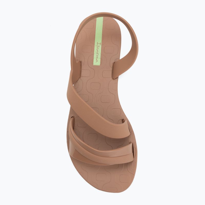 Women's sandals Ipanema Vibrant Sand brown/brown/green 5