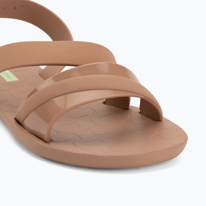 Women's sandals Ipanema Vibrant Sand brown/brown/green 7