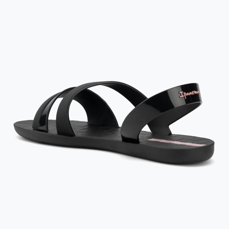 Women's sandals Ipanema Vibrant Sand black/black/pink 3