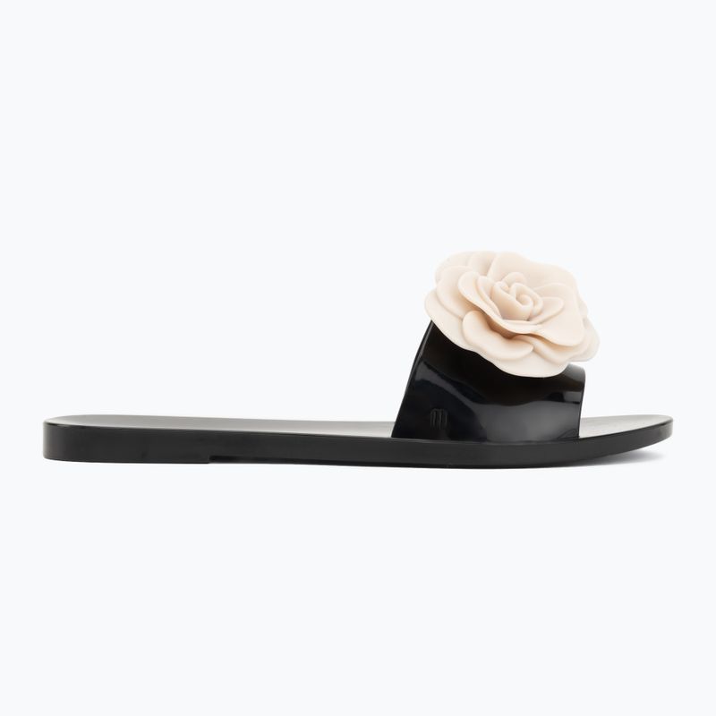 Women's slides Melissa Babe Petals Ad black/beige 2