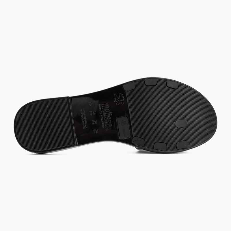 Women's slides Melissa Babe Petals Ad black/beige 4