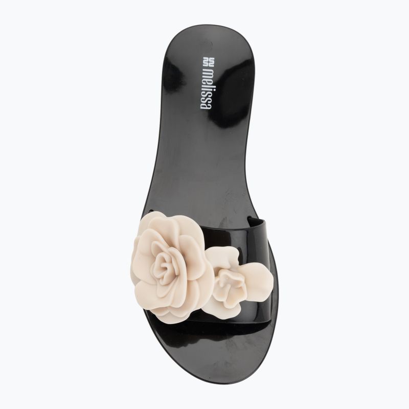 Women's slides Melissa Babe Petals Ad black/beige 5