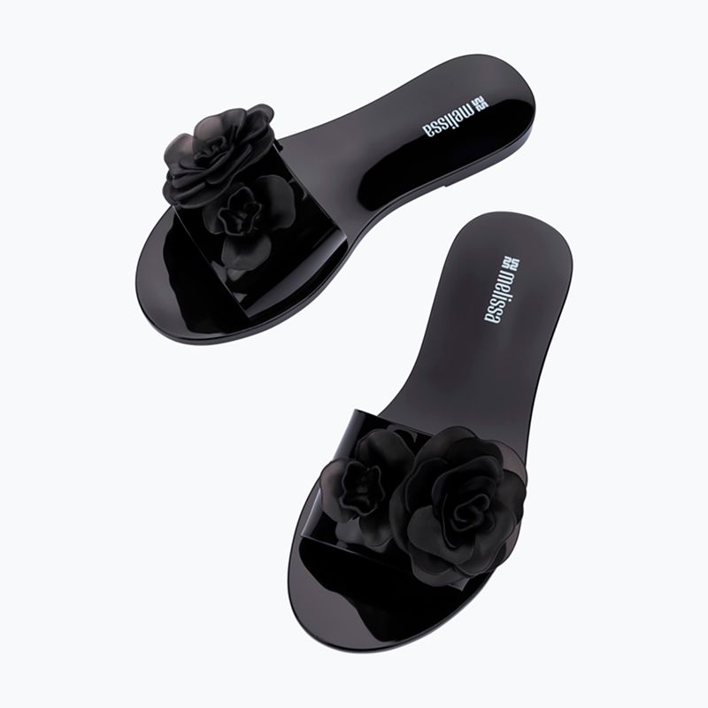 Women's slides Melissa Babe Petals Ad black 5