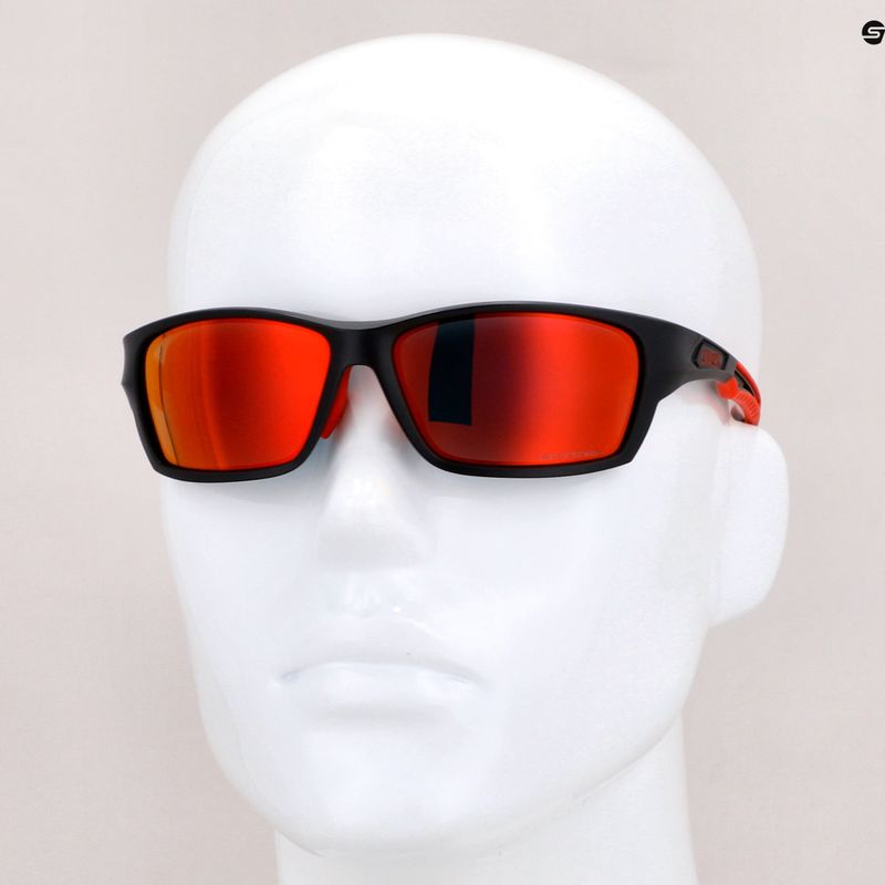 UVEX Sportstyle 232 P black mat red/polavision mirror red cycling glasses S5330022330 11
