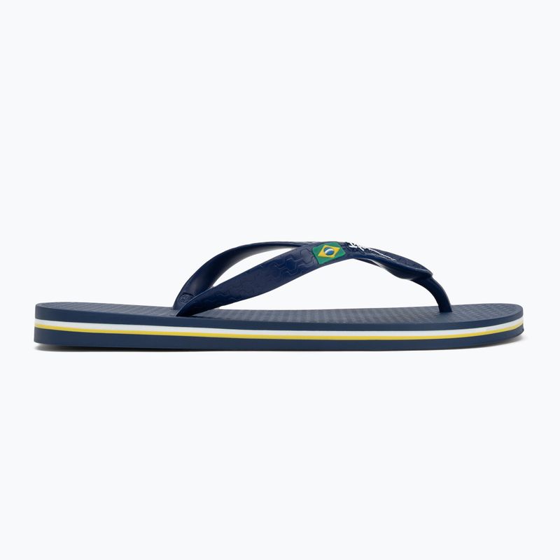 Men's Ipanema Clas Brasil blue flip flops 2