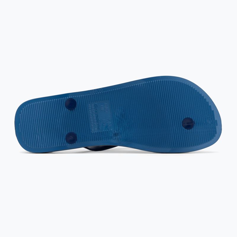 Men's Ipanema Clas Brasil blue flip flops 4
