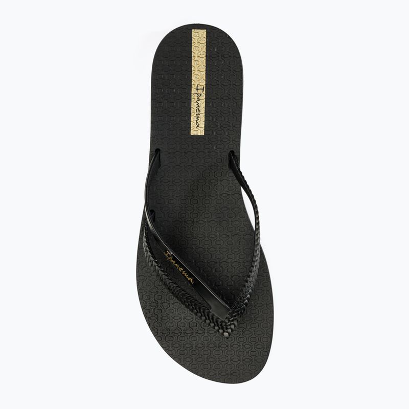 Ipanema Bossa black/black women's flip flops 5