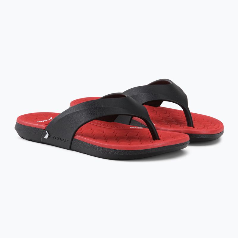 Rider Infinity II Th red/black children's flip flops 82742-23542 4