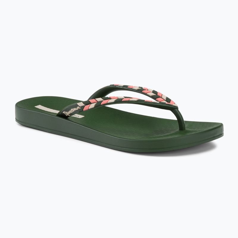 Women's Ipanema Anatomic Lov flip flops green 82769-22021