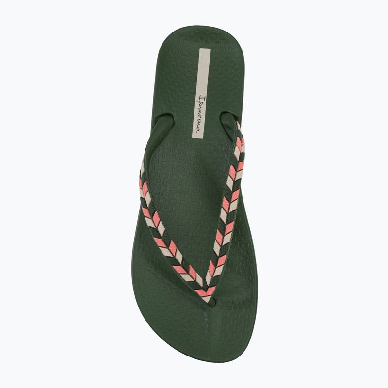 Women's Ipanema Anatomic Lov flip flops green 82769-22021 6
