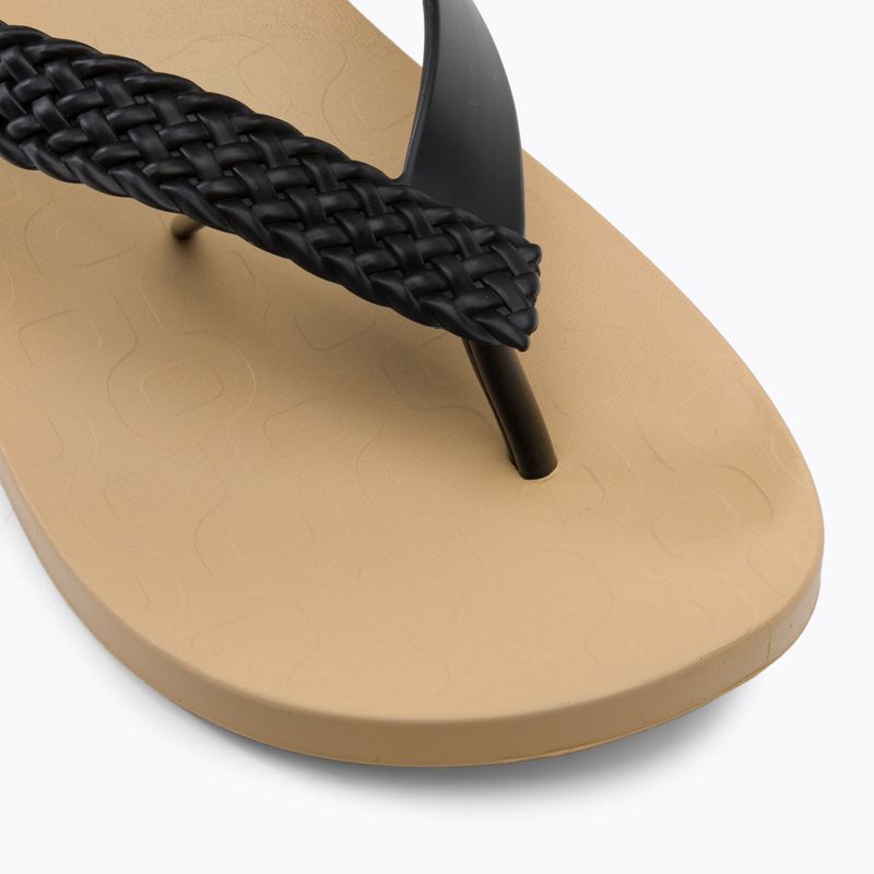 Ipanema Soul women's flip flops beige and black 26362-20837 8