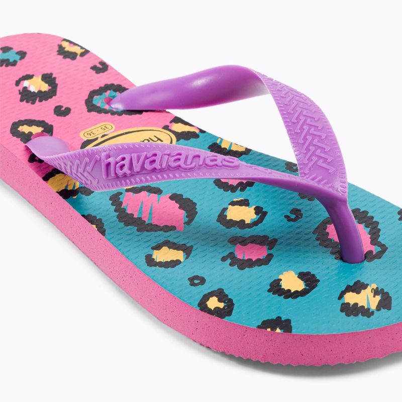 Women's Havaianas Top Animals flip flops pink H4132920 7