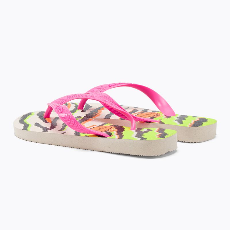 Havaianas Top Animals women's flip flops beige H4132920 3