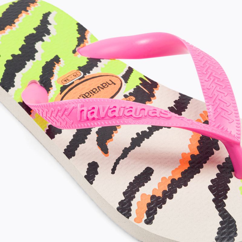 Havaianas Top Animals women's flip flops beige H4132920 7