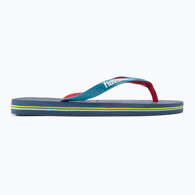 Havaianas Brasil Mix navy blue flip flops H4123206 2