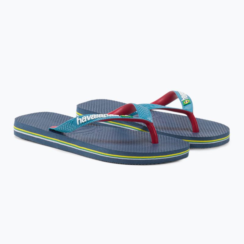 Havaianas Brasil Mix navy blue flip flops H4123206 5