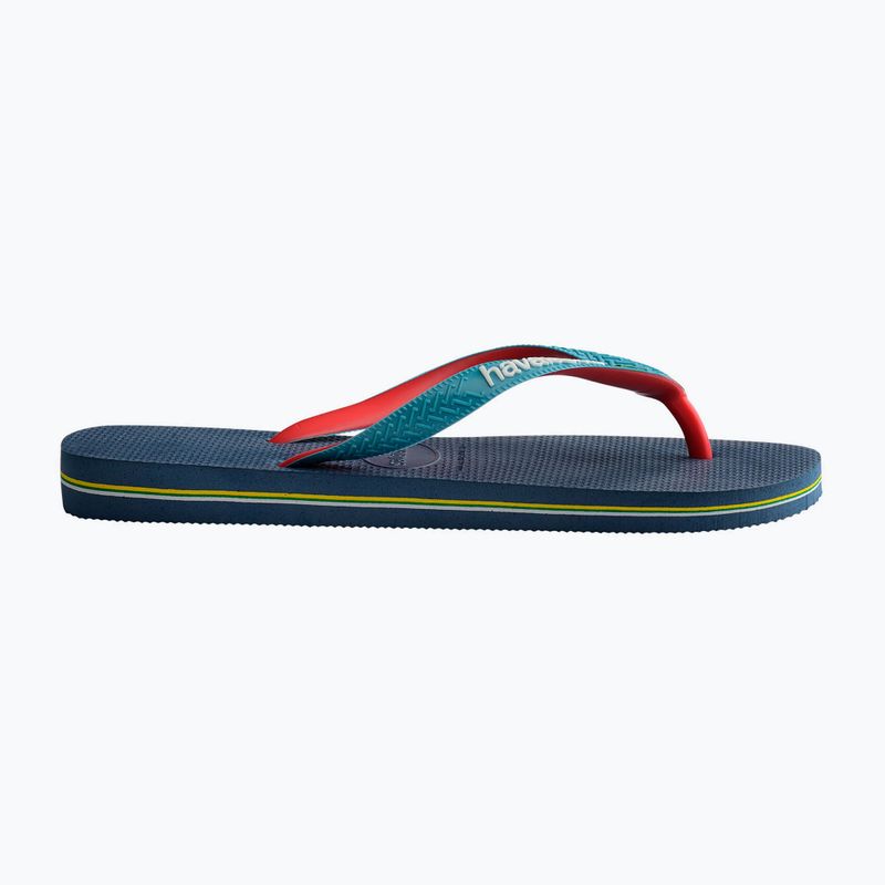 Havaianas Brasil Mix navy blue flip flops H4123206 9