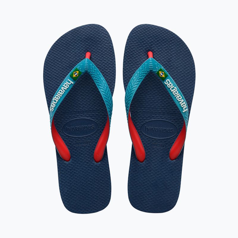 Havaianas Brasil Mix navy blue flip flops H4123206 10
