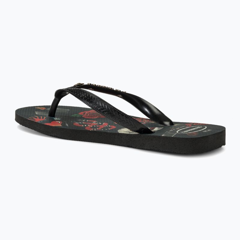 Men's Havaianas Top Tribo flip flops black / black 3