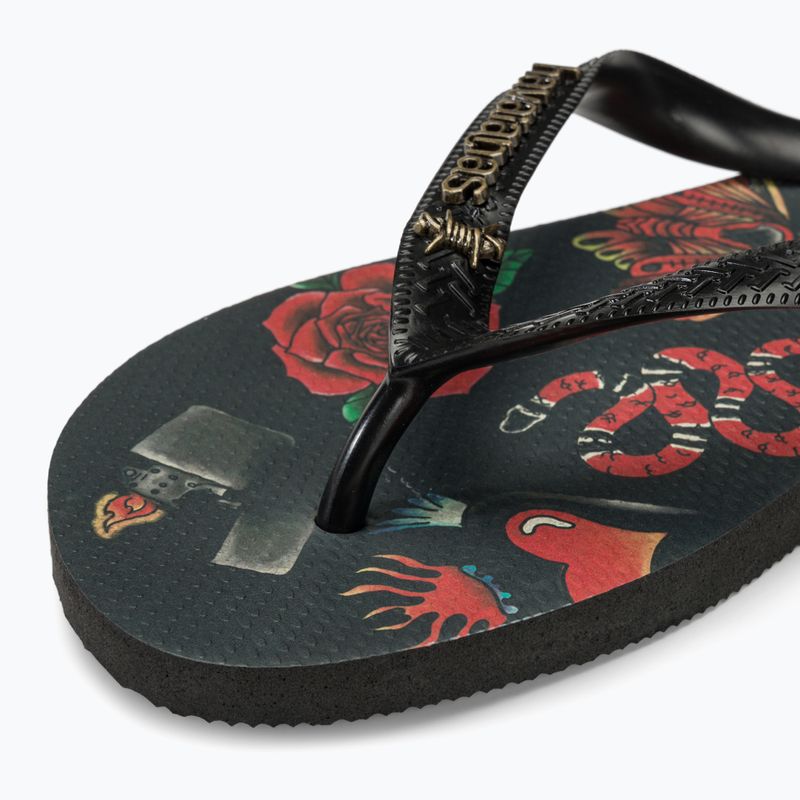 Men's Havaianas Top Tribo flip flops black / black 7