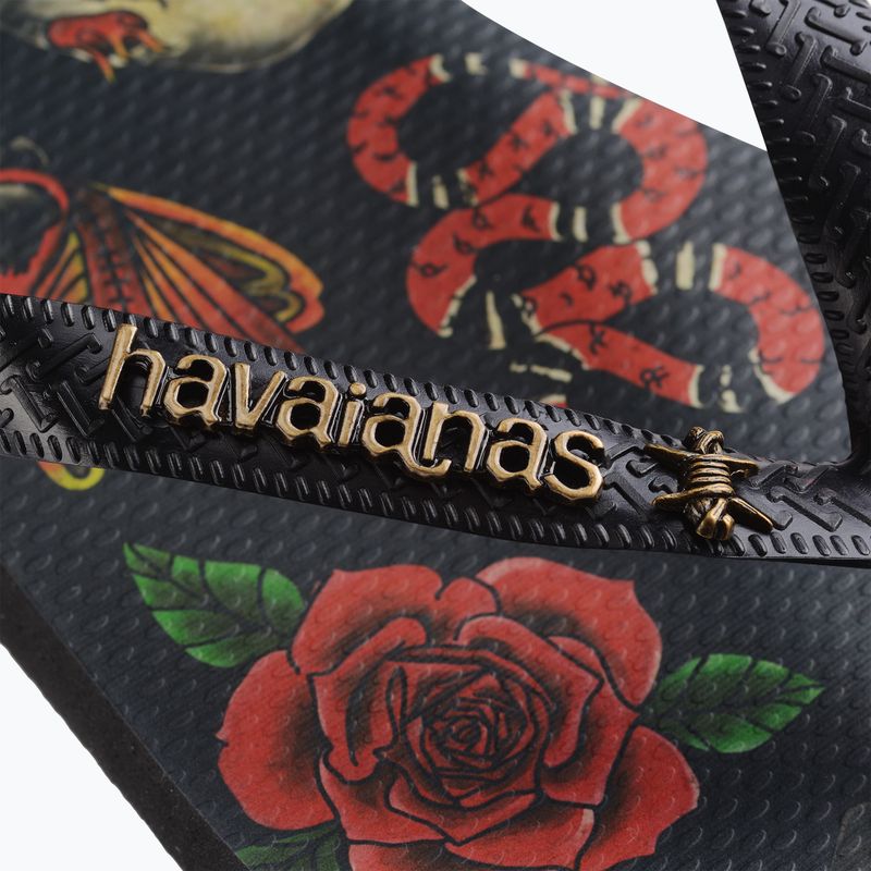 Men's Havaianas Top Tribo flip flops black / black 14