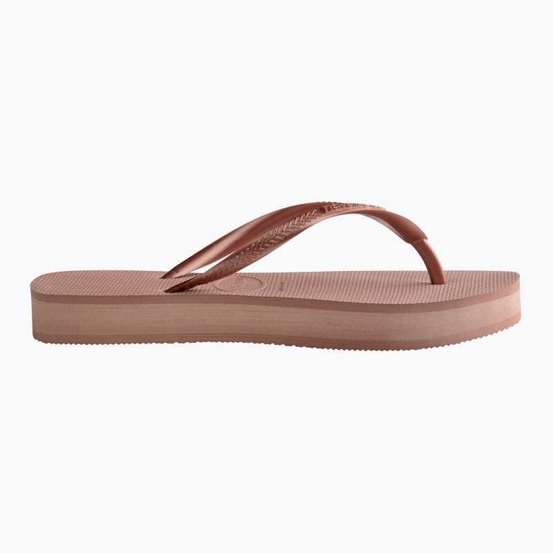 Women's Havaianas Slim Platform flip flops crocus rose 2