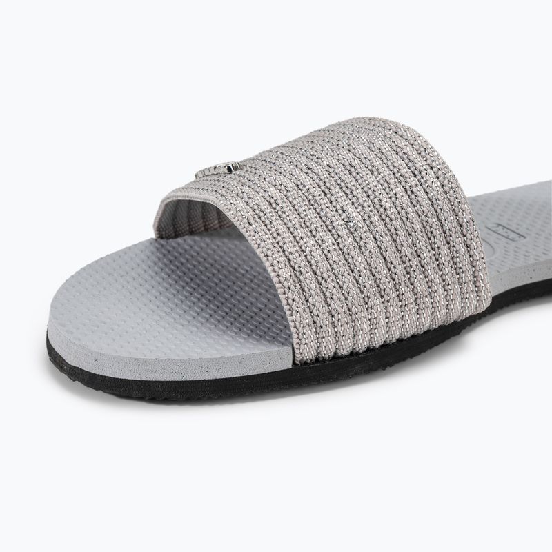 Women's slides Havaianas You Malta Metallic ice grey 7