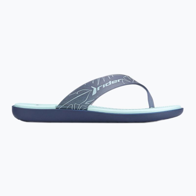 Women's RIDER Aqua IV Fem blue-green flip flops 83328-AD469 9