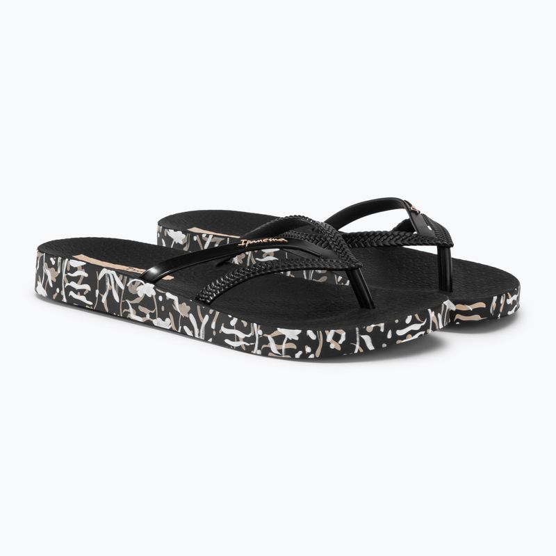 Ipanema Bossa Soft V women's flip flops black 82840-AG715 4