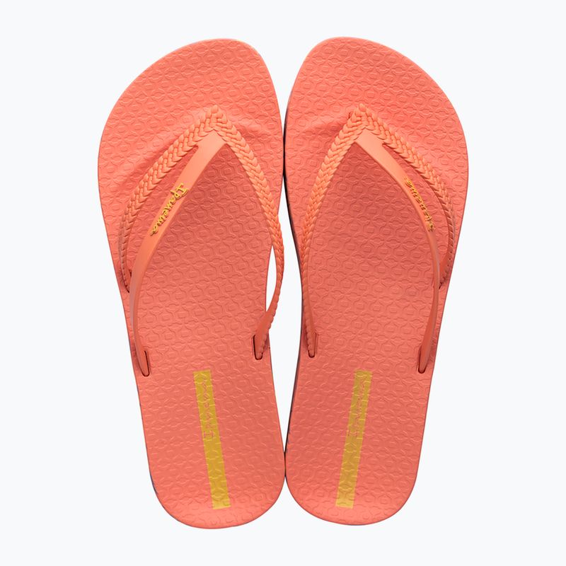 Women's Ipanema Bossa Soft V orange flip flops 82840-AG718 10
