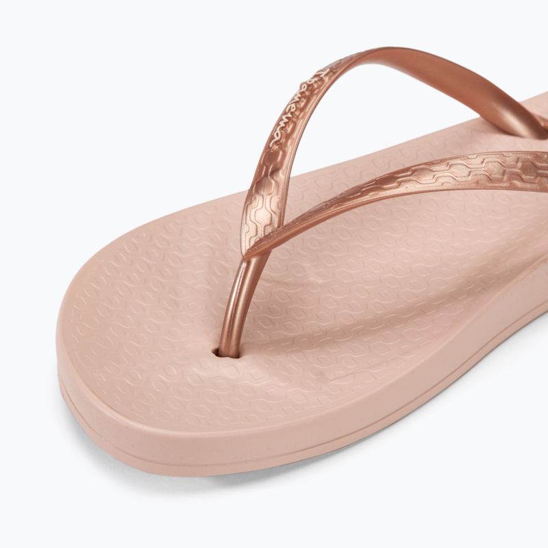 Ipanema women's flip flops Anat Tan pink/metallic pink 7