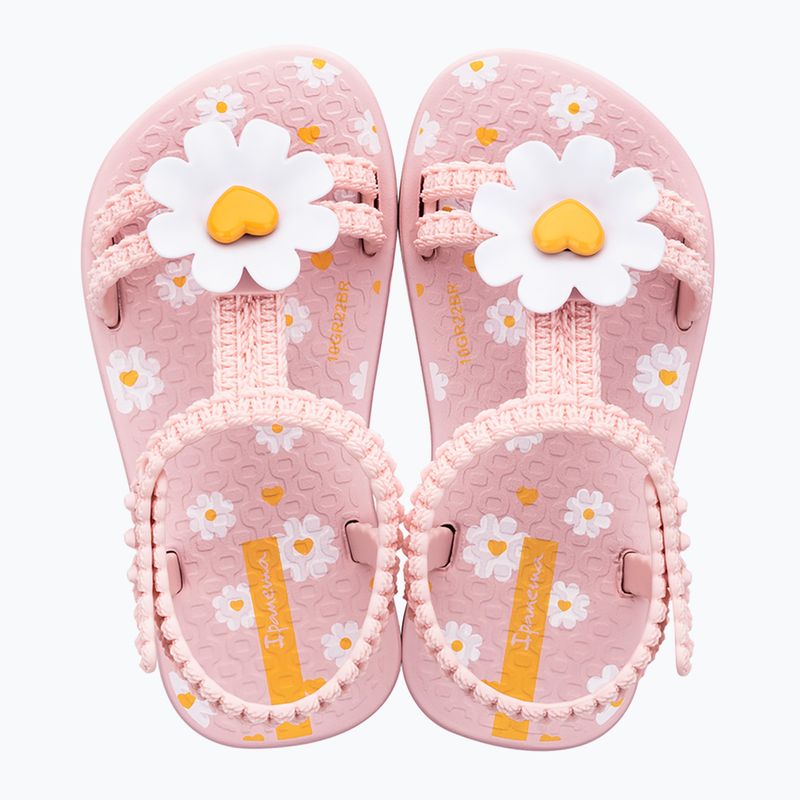 Ipanema Daisy Baby pink/yellow sandals 2
