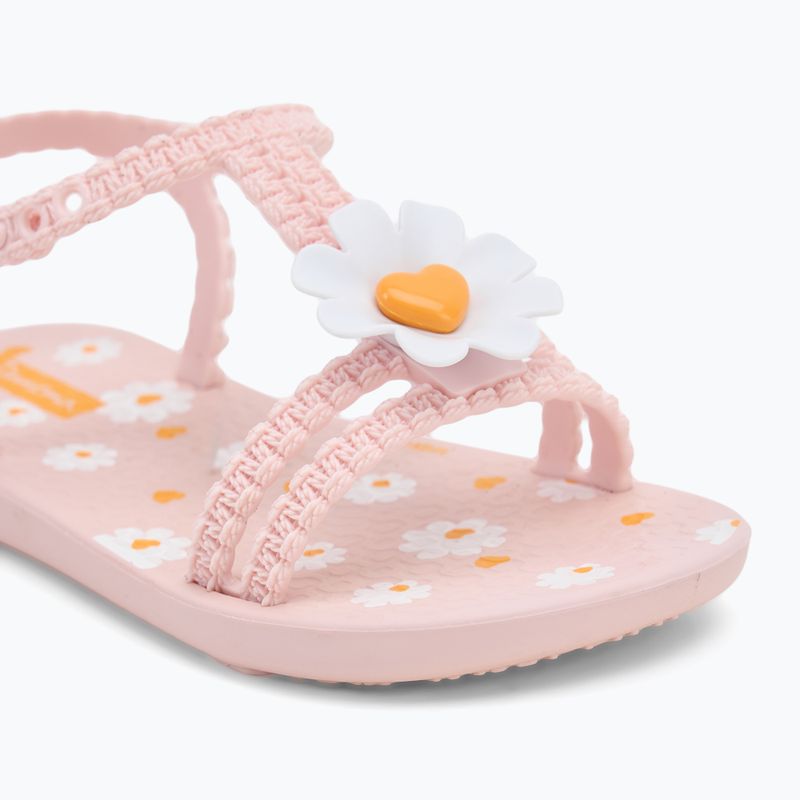 Ipanema Daisy Baby pink/yellow sandals 7