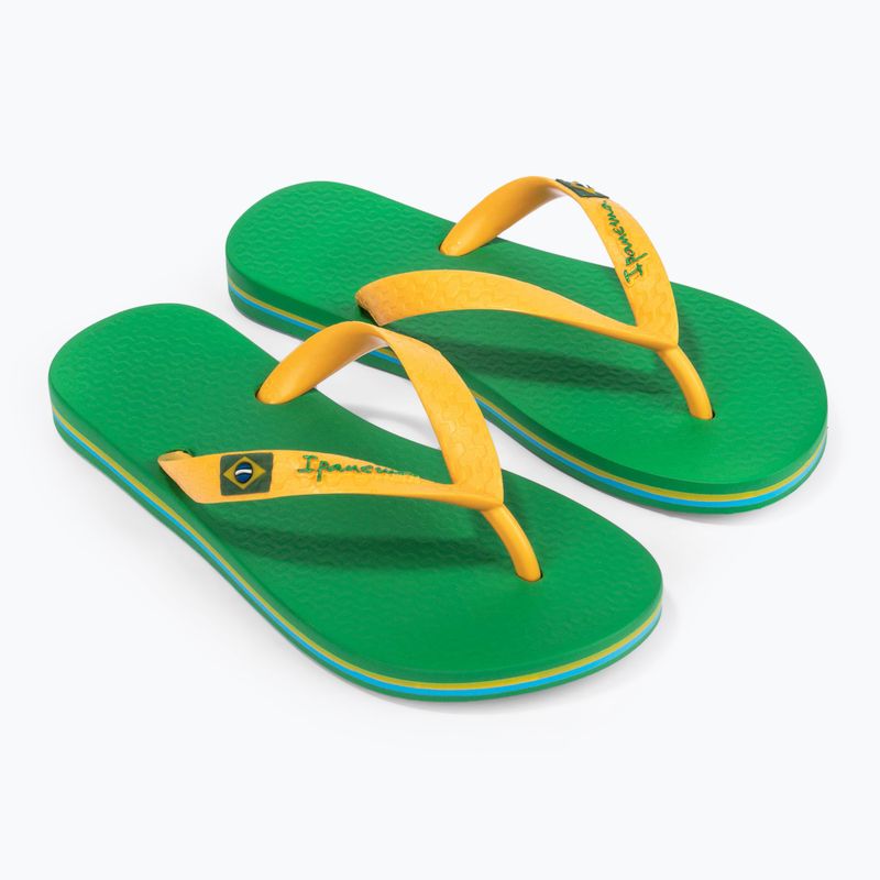 Ipanema Clas Brasil II children's flip flops grey/yellow 8