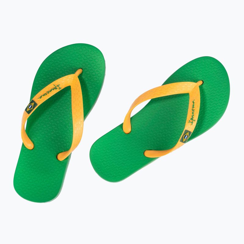 Ipanema Clas Brasil II children's flip flops grey/yellow 10