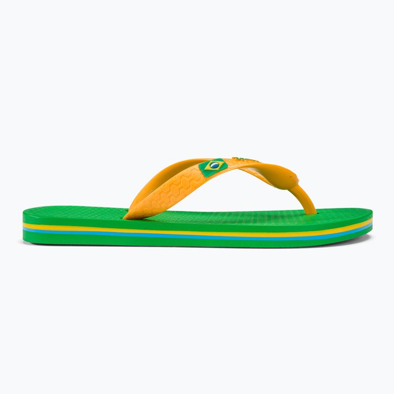 Ipanema Clas Brasil II children's flip flops grey/yellow 2