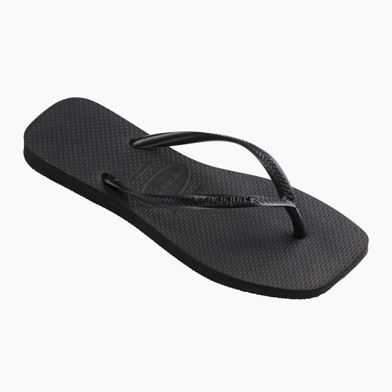 Women's Havaianas Slim Square flip flops black